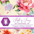 Flight of Fancy – Cotton – Stamp – Multi - Fabric Bash