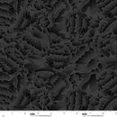 Florique 118 Charcoal | 100% Quilting Cotton Wideback - Fabric Bash