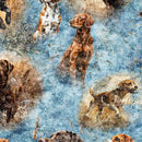 Forest, Field, and Stream - Hunting Dogs - Fabric Bash