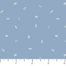 Fossil Folks - Letters Blue - Fabric Bash