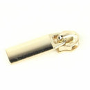 Four Rectangle Zipper Pulls - Gold - Fabric Bash