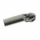 Four Rectangle Zipper Pulls - Gunmetal - Fabric Bash