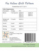 Fox Hollow Quilt Pattern - Fabric Bash