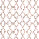 Garden of Affection - Quilting Fabric - Affection Trellis - Peach White - Fabric Bash