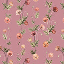 Garden of Affection - Quilting Fabric - Arbor Rose - Medium Rose - Fabric Bash
