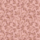 Garden of Affection - Quilting Fabric - Flowering Leaves - Peach - Fabric Bash