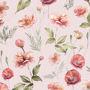Garden of Affection - Quilting Fabric - Pale Rose - Fabric Bash