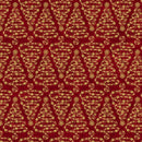 Gears & Garland - Quilting Fabric -Steampunk Truck with Christmas Trees- Red - Fabric Bash