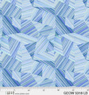 Geode Geometric Light Blue 108" - Fabric Bash
