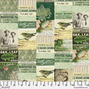 Green Collage - Green || Tim Holtz Palette Green - Fabric Bash