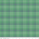 Happy Haven - Quilting Cotton Fabric - Plaid - Green - Fabric Bash