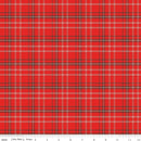 Happy Haven - Quilting Cotton Fabric - Plaid - Red - Fabric Bash