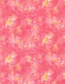 Happy Place - SOLID-ISH WATERCOLOR TEXTURE FUSCIA - Fabric Bash