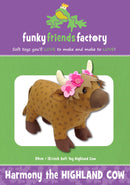 Harmony The Highland Cow Pattern - Fabric Bash