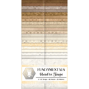 Head to Taupe – Cotton – Strip Pack – Brown - Fabric Bash