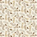 Hello Pumpkin Birds and Butterflies 1887-40 Cream - Fabric Bash