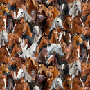 Home on the Range -PACKED HORSES - Fabric Bash
