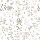 Home Sweet Home - Floral White Wide - Fabric Bash