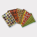 Hot Blocks Pencil Pouches Set of 5 - Fabric Bash