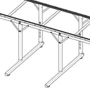 HQ Loft Frame 2-Foot Extension - Fabric Bash