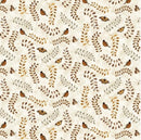 Hello Pumpkin Birds and Butterflies 1887-40 Cream