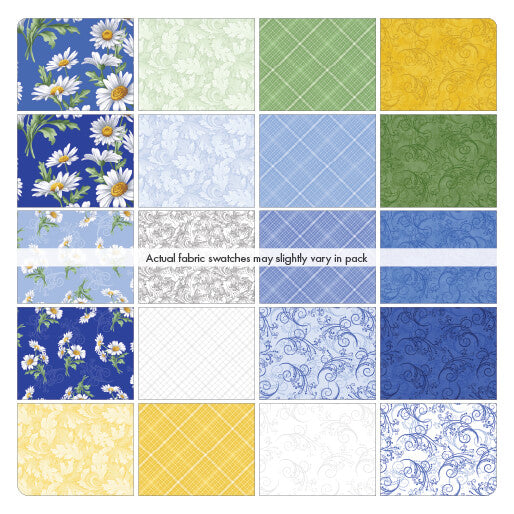 All About Daises 10x10 Squares