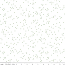 Blossoms on White Fabric – Clover