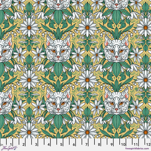 Cat Flower - Yellow - PWRH099.YELLOW