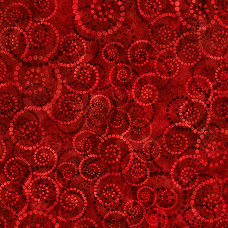Coloressence Dotted Scroll - Dark Red