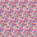 Flight of Fancy – Cotton – Flowers & Butterflies – Purple