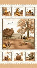 Hello Pumpkin 24 Inch Fall Scene Panel 1894P-33 Multi
