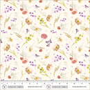 Aviva – Quilting Cotton Fabric - Floral Charm – Ivory