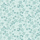 Holly and Hearth-Quilting Cotton Fabric- - Star Flowers- Frost