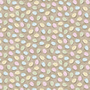 Bella Bunnies Tossed Easter Eggs - 8041-39 Oat