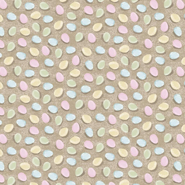 Bella Bunnies Tossed Easter Eggs - 8041-39 Oat