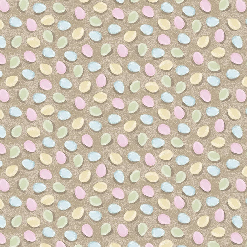 Bella Bunnies Tossed Easter Eggs - 8041-39 Oat