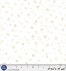 Star Spangled 108" Fabric - White