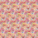 Flight of Fancy – Cotton – Flowers & Butterflies – Pink