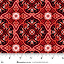 Scarlet's Treasure | Red Ornamental Medallion