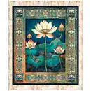 Serenity Lotus Flower Panel - Multi