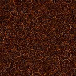 Coloressence Dotted Scroll - Root Beer