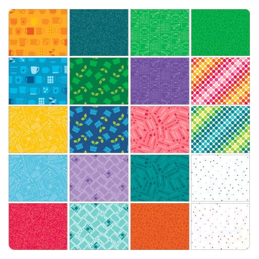Happy Notes 10x10 Squares