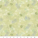 Bella Bunnies Tossed Postage and Butterflies - 8044-66 Lt. Green
