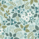 Holly and Hearth-Quilting Cotton Fabric- - Yule- Frost