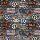 Military - Air Force Camo Flag Multi
