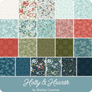 Holly and HearthQuilting Cotton Fabric- - Flurries- Birch