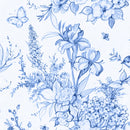 Large Toile-White/Blue