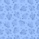 Floral Stamp-Lt. Blue