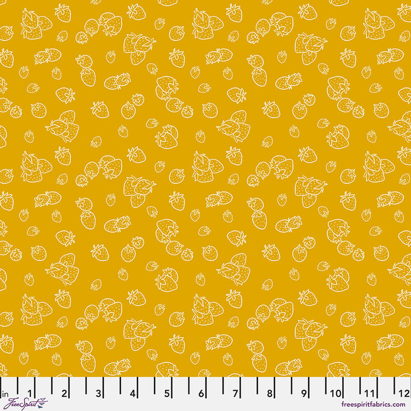 Strawberries - Yellow - PWRH112.YELLOW