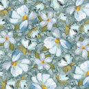 JOYFUL GARDEN - Daisy - Chambray - Fabric Bash